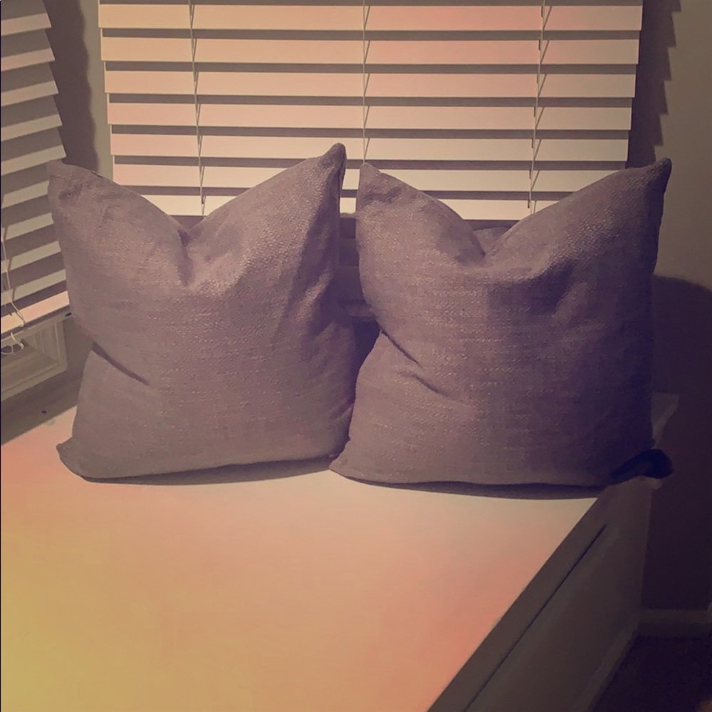 Brand New Grey Pillows!